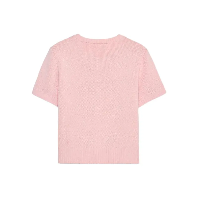 ZARA Knitwear Women's Light Pink Red-1