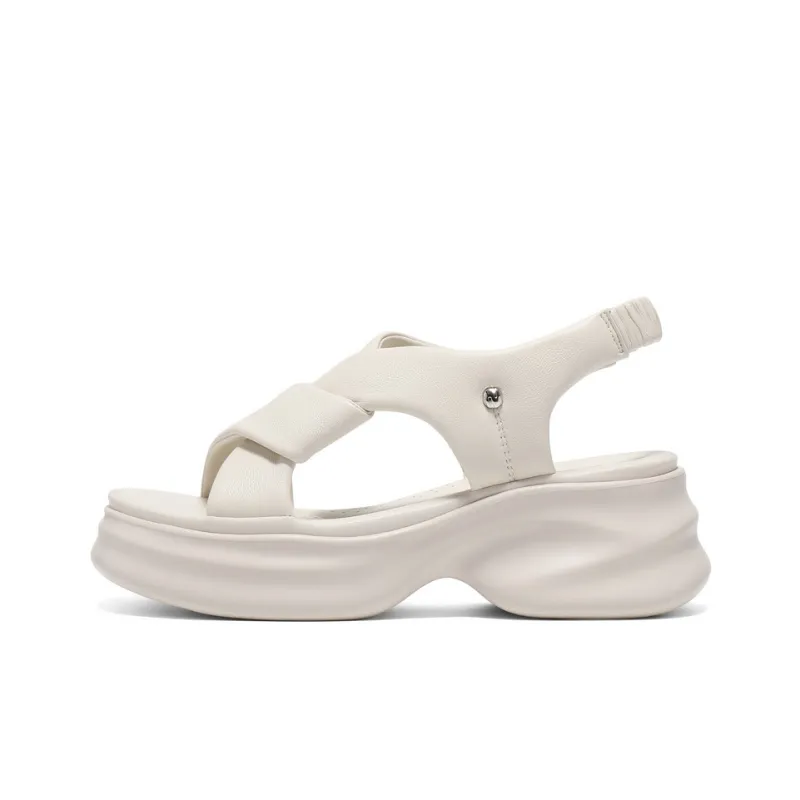 BELLE Beach Sandals Women's Ecru/Apricot-0
