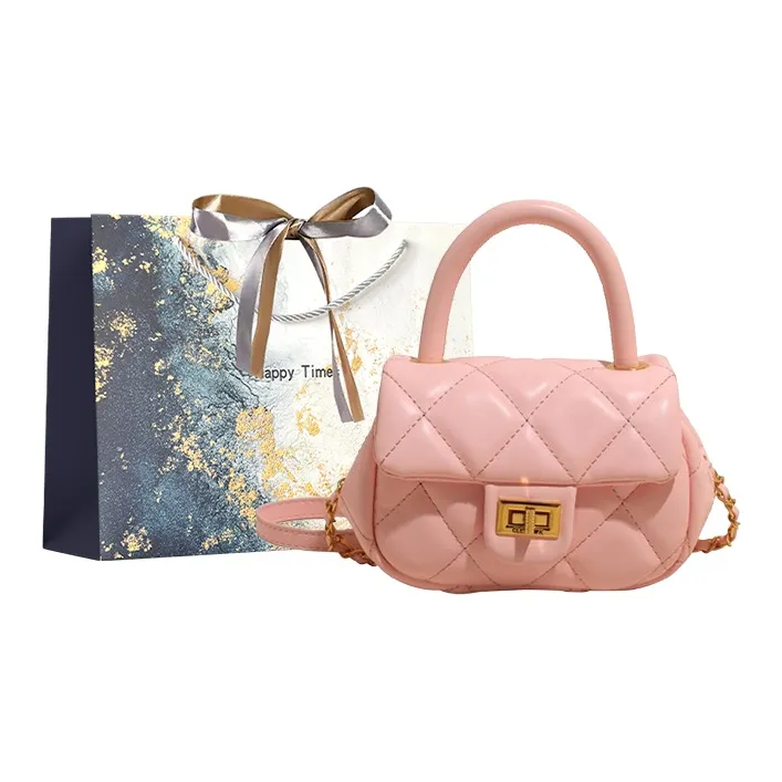 Iman's House PU Handbag Shoulder Bag Crossbody Bag Women's Ecru/Blue/Pink/Black-10