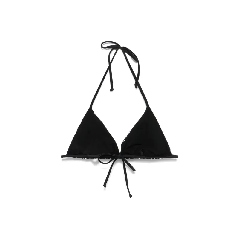 MOSCHINO Logo print Bikini Top-1