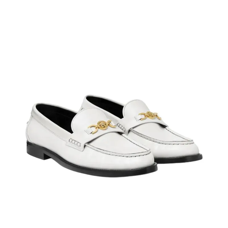 FANSIZHE Medusa '95 Loafers Women's White-2
