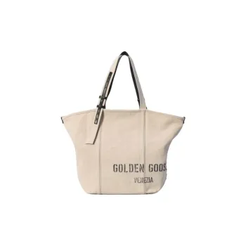 Golden Goose Logo Printed Tote Bag