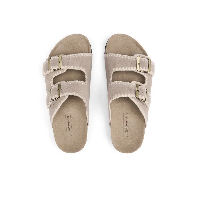 Hotwind Pinecone Grey Series Slip Resistant Slide Slippers Women's-7