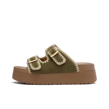Hotwind Biscuit Boken Collection Slip Resistant Abrasion Resistant Slide Slippers Women's