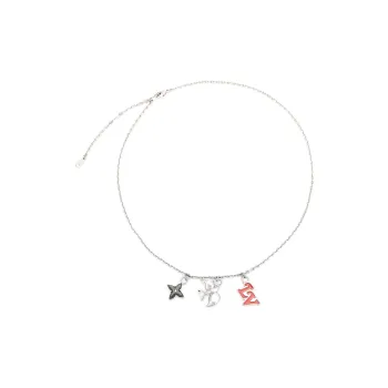 LOUIS VUITTON Metal Necklaces Men's Silver