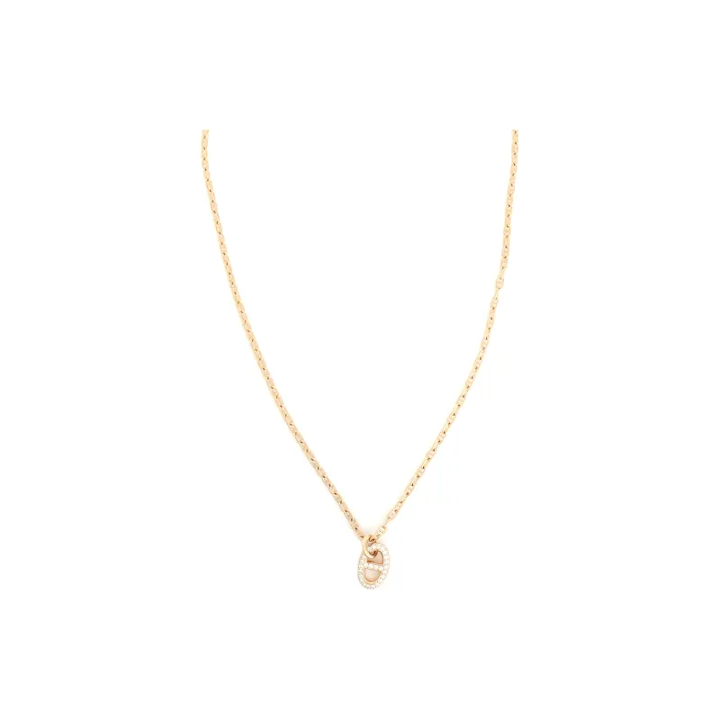 HERMES Farandole 18K Rose Gold Necklaces Women's-0