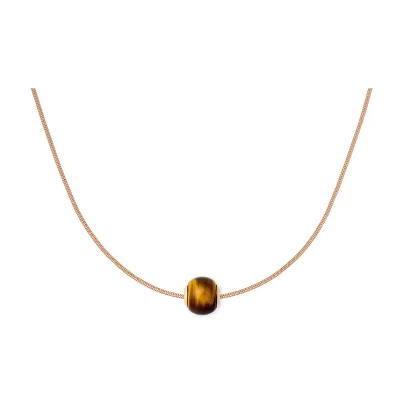 Daniel Wellington CHARMS Whisper Tiger's Eye Stone Necklaces Unisex-3