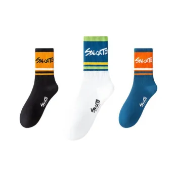 Cotton Gene Mid Calf Socks Men's 3 Pack