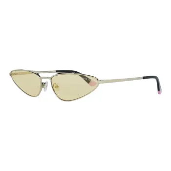 Victoria's Secret Metal Acetate Irregular Shape Sunglasses Women's Silver