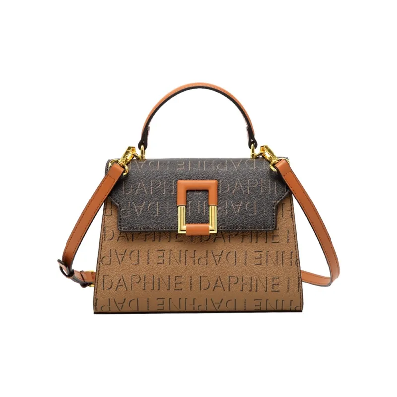 DAPHNE PVC Handbag Women's Brown-0