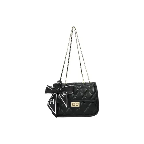 Juju Jimmy PU Shoulder Bag, Crossbody Bag Regular Women's Classic Black