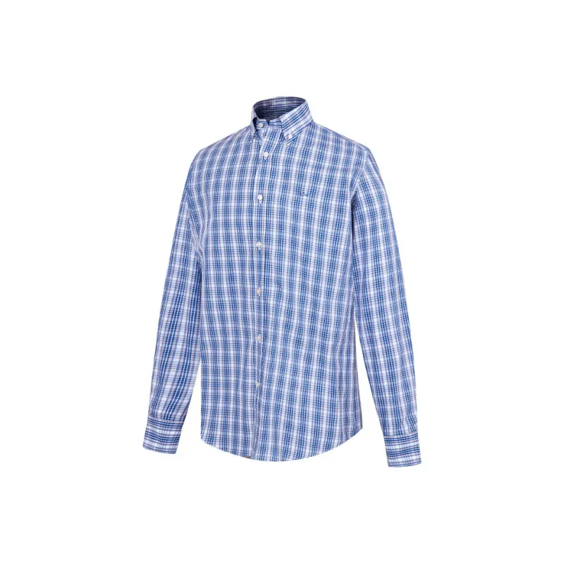 Paul & Shark Yachting Shirt Men's Blue Plaid-2