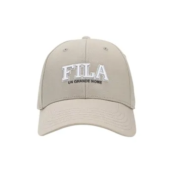 FILA ORIGINALE Cotton Baseball Caps Men's Shallow Beach Medium Khaki