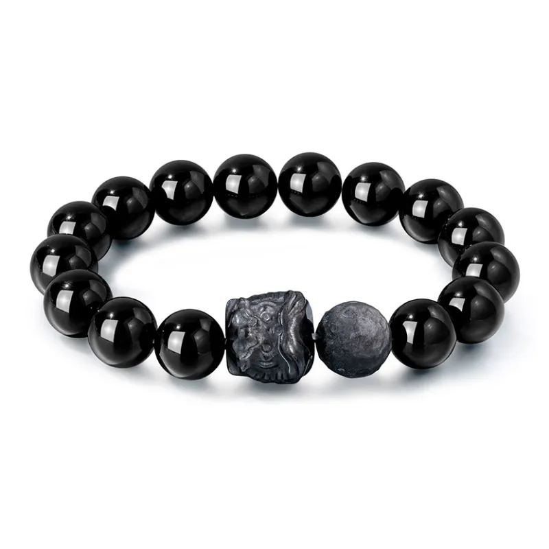 Emerald Dynasty Obsidian Bracelets Unisex-0