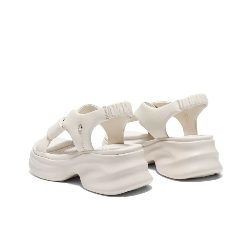 BELLE Beach Sandals Women's Ecru/Apricot-3
