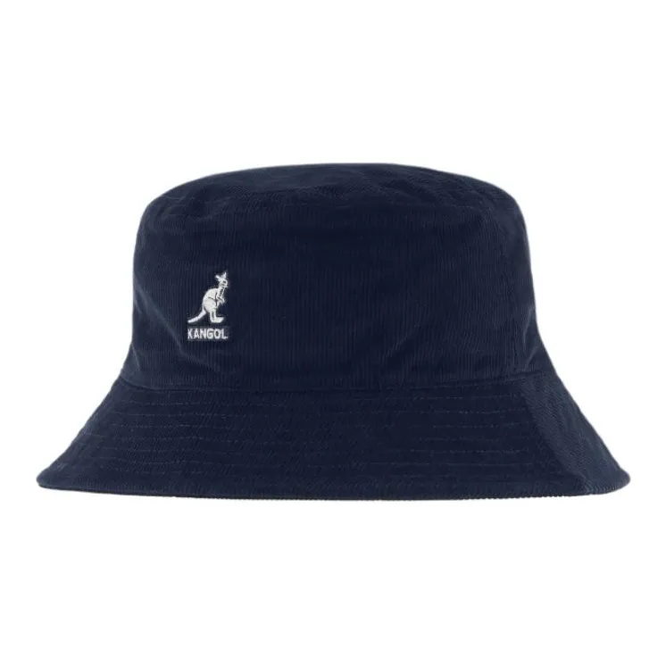 KANGOL Corduroy, Cotton Elastane Bucket Hats Unisex Marine Blue-2