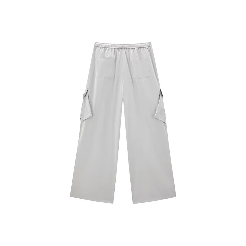 LEDIN Cargo Pants Women's Silver-1