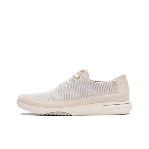 Clarks Carefree Collection Low Top Casual Shoes Men's White