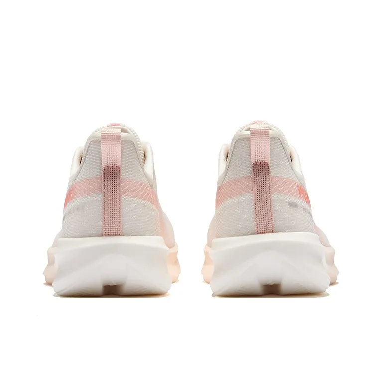 Erke Water Float 6 Cushioning, Breathable, Lightweight Low Top Training Running Shoes Women's Microcrystal White Powder-3