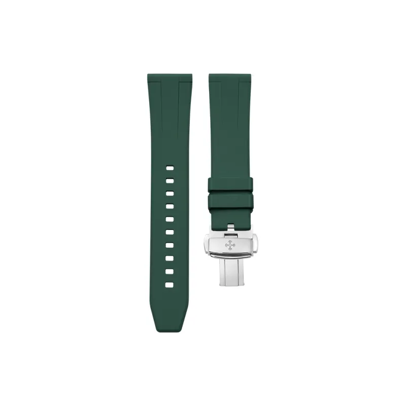 VAGENARI Watch Bands High-End Fluoroelastomer Flat Head All Sizes 18 19 20 21 22 23 24mm Unisex-22