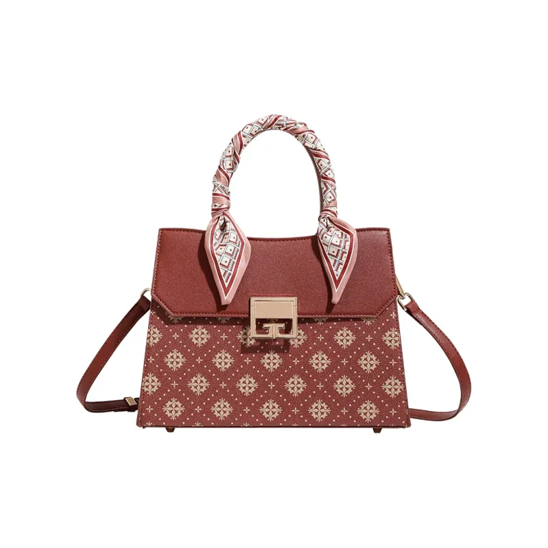TTaG．baG PVC Handbag Regular Women's Red-0