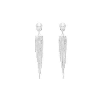 Anxious Plated With Real Gold Earrings Women's