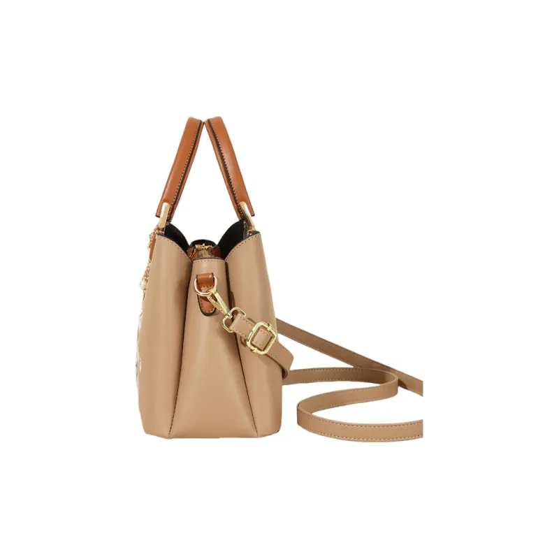Weymond Leather Handbag Regular Women's Multicolor-7