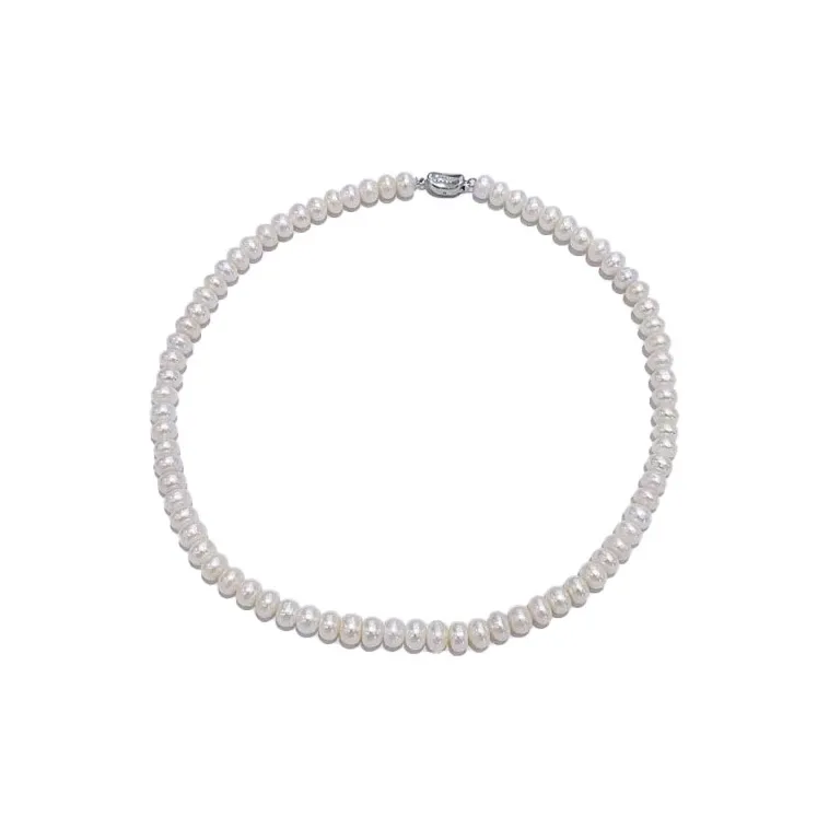 Zhongzhao Jewelry Pearl Necklaces Unisex-0