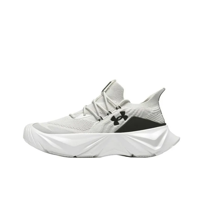 Under Armour Outdoor Anti Slip Wear Resistant Low Top Casual Shoes Unisex White-0