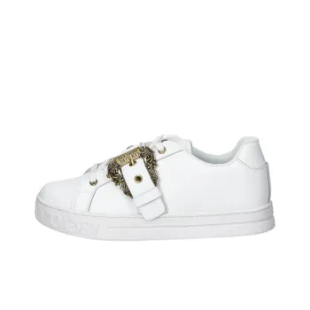 VERSACE JEANS COUTURE Low Top Skateboard Shoes Women's White