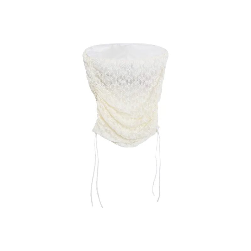 BEAR UNION Strapless Top Women's Apricot-1