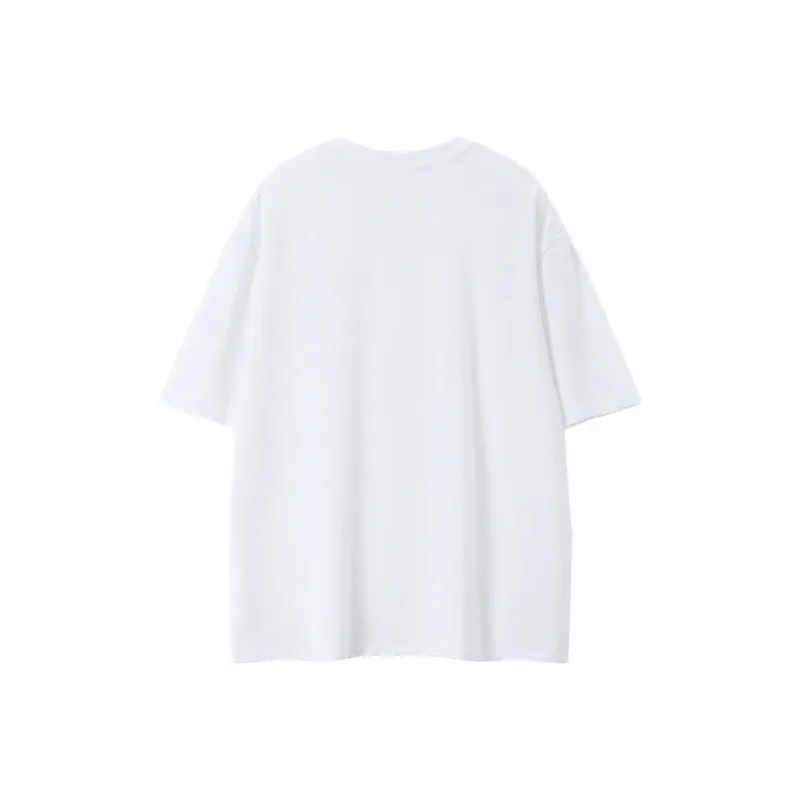 【dme】 Vintage Style Men's Clothing Pair Of Short Sleeved T Shirts 100% Cotton Top Half Sleeve Unisex-4