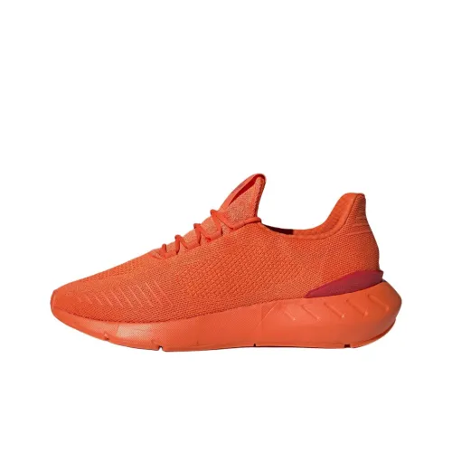 Adidas Originals Swift Run 22 Anti Slip Wear Resistant Low Top Tennis Shoes Men's Orange Red