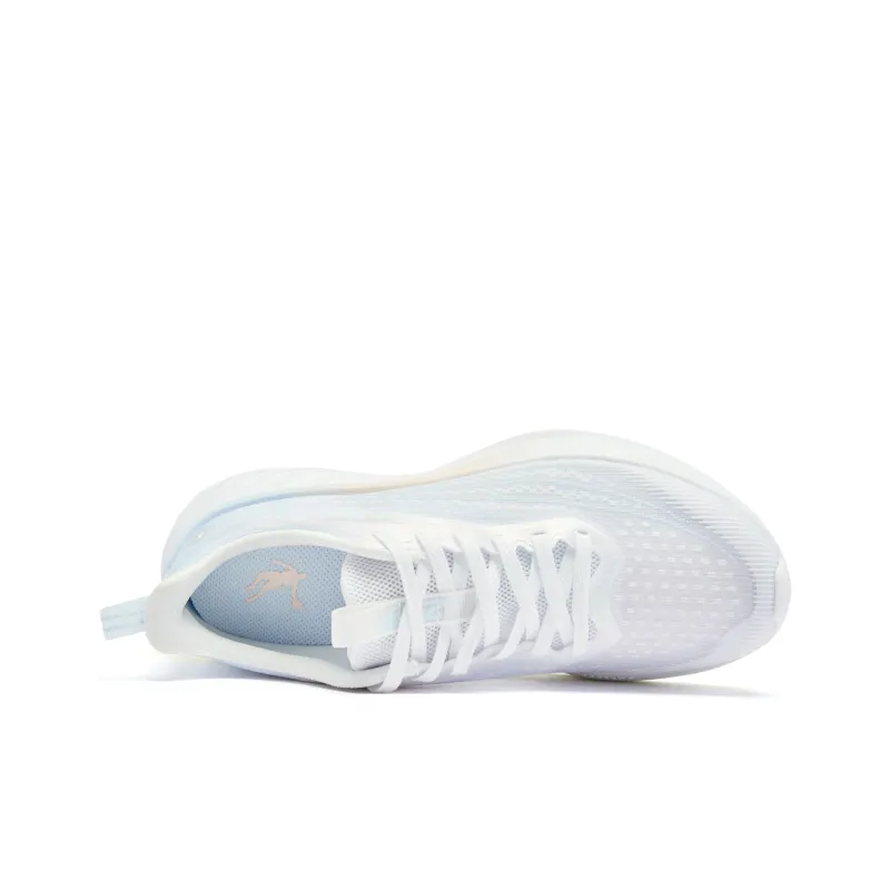 QIAODAN Cushioning Slip Resistant And Abrasion Resistant Low Top Casual Running Shoes Women's Blue-3