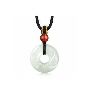 Di Su Xing Pendants White Jade Women's