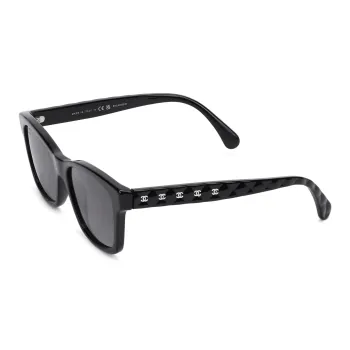 CHANEL Square Frame Sunglasses Women's