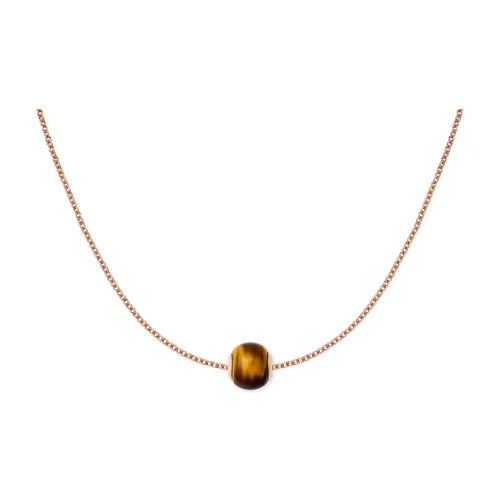 Daniel Wellington CHARMS Whisper Tiger's Eye Stone Necklaces Unisex