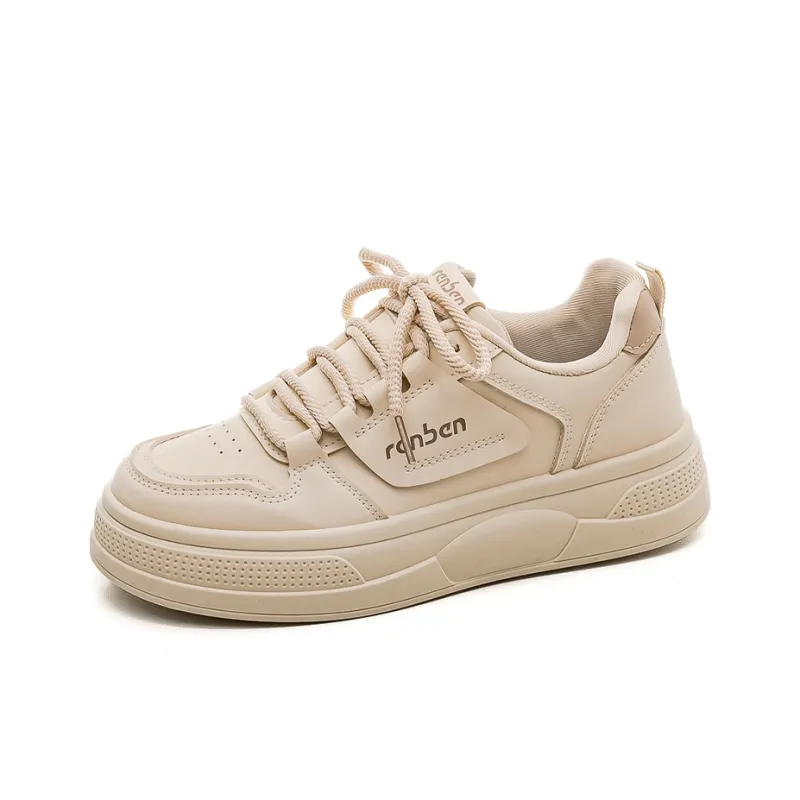 RENBEN Anti Slip And Wear Resistant Breathable Low Top Skateboard Shoes Women's-14