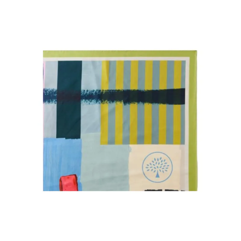 Mulberry Silk Scarves Unisex Multicolor-1