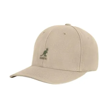 KANGOL Wool Baseball Caps Unisex Beige