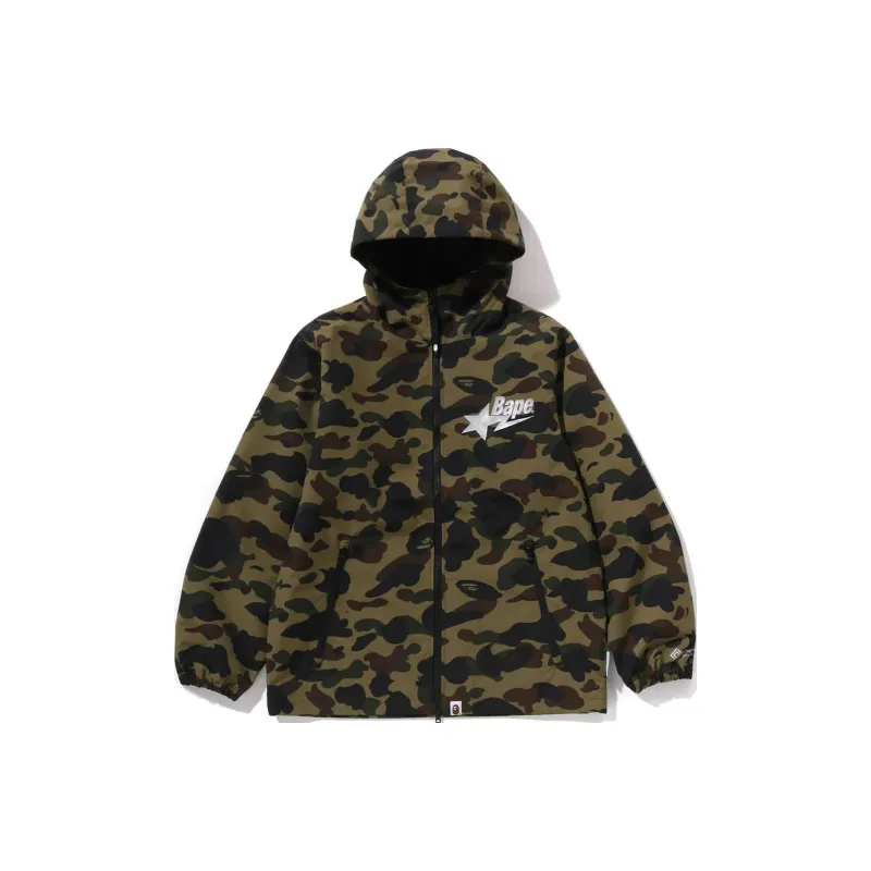 Bape Windstopper Products Gore Tex Labs 1st Camo Hoodie Jacket-1