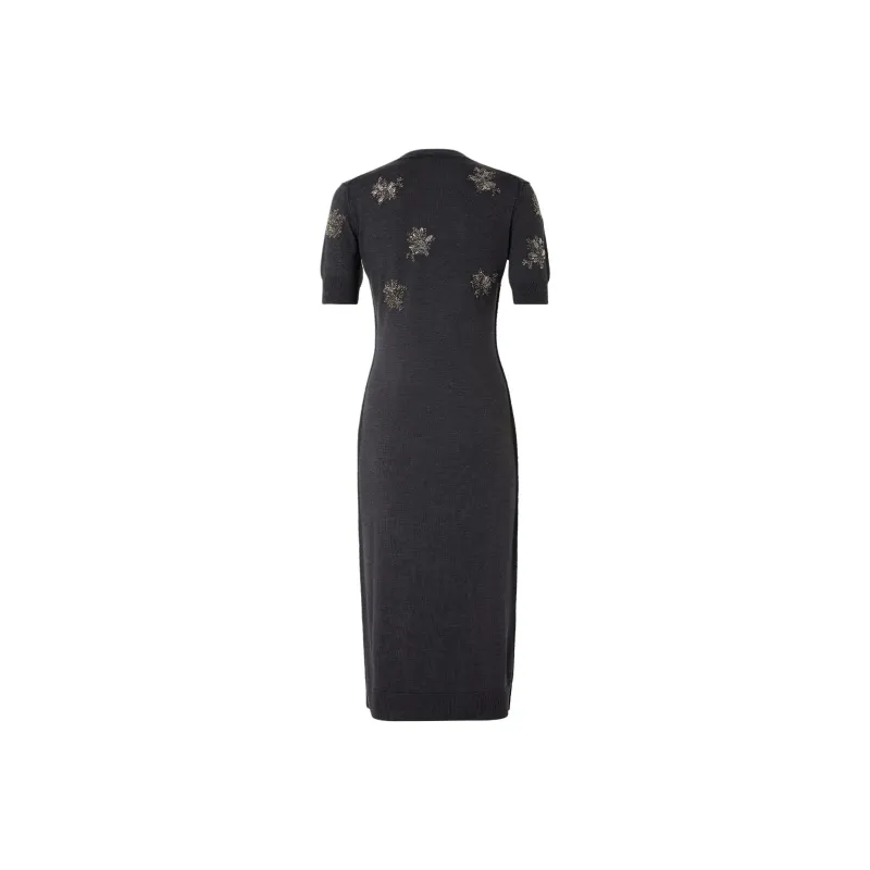 FENDI Floral embroidered Midi Dress-1