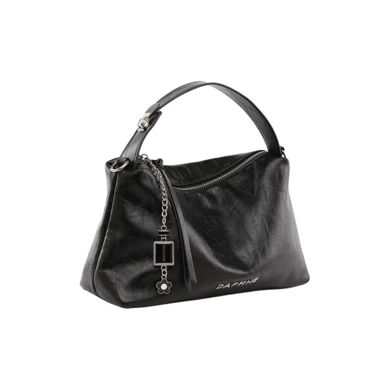 DAPHNE PU Handbag Regular Women's Black/Green-2