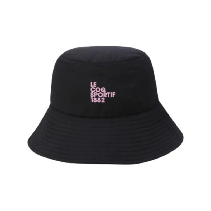 Le Coq Sportif Polyester Bucket Hats Unisex Black-0