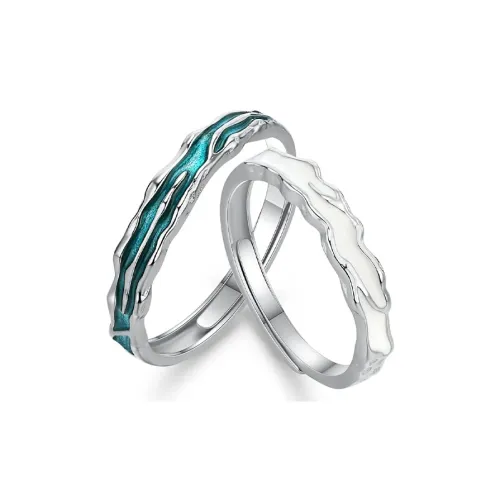 Kelanxi 999 Fine Silver Rings Unisex