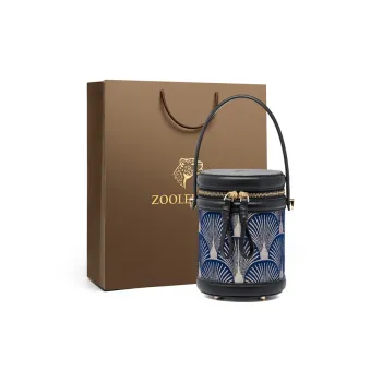 ZOOLER Cow Leather Crossbody Handbags Regular Women's Dunhuang Green/Elegant White/Accent Black
