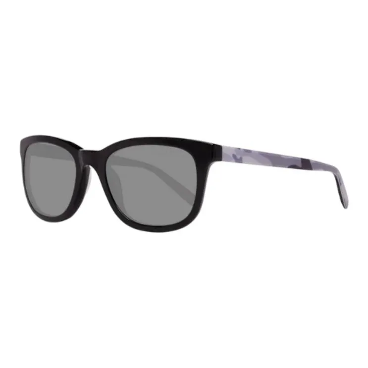ESPRIT Plastic Polycarbonate Resin Square Sunglasses Men's Black-0