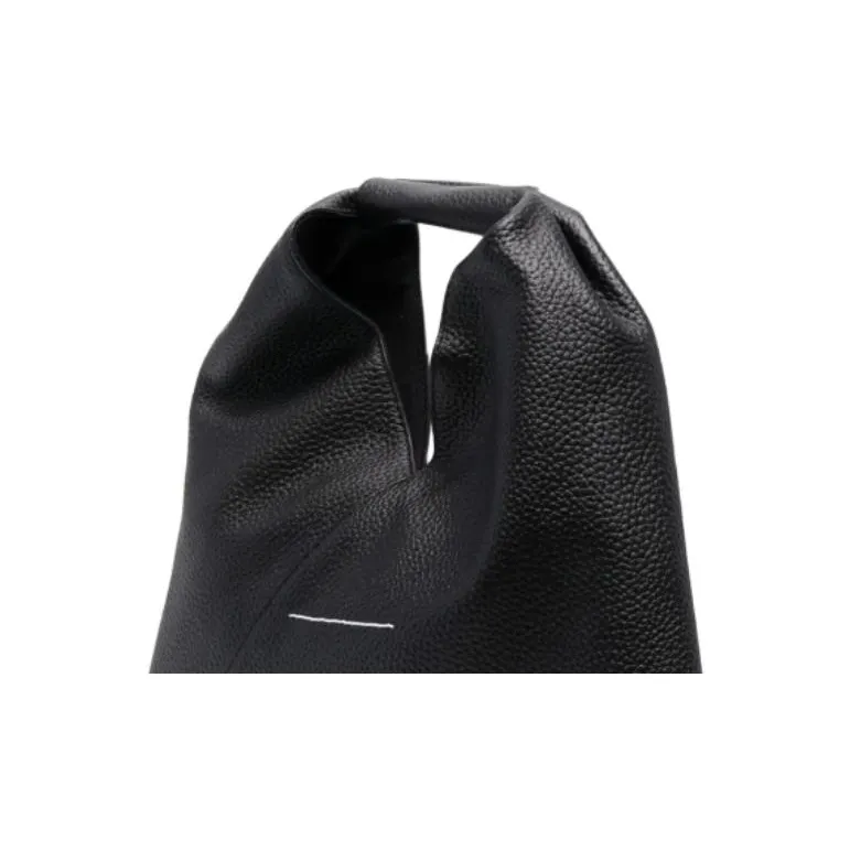 MM6 Maison Margiela Calfskin Handbag Women's Black-3