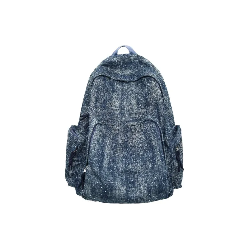 URBAN FOREST Denim Backpack Regular Unisex Multicolor-12