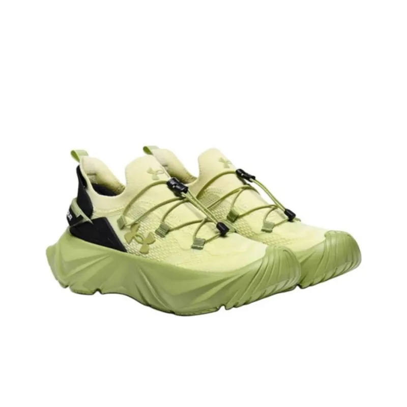 Under Armour Outdoor Anti Slip Wear Resistant Low Top Hiking Shoes Unisex Green-1